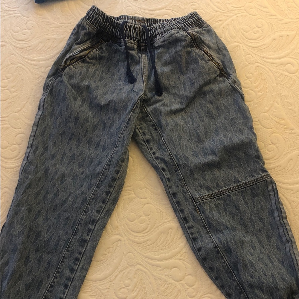 IVY PARK Blue Patterned Women's Jeans